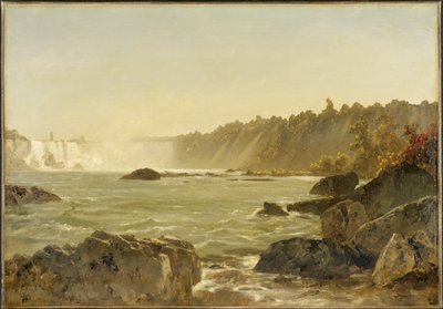 Vista de las cataratas del Niágara, c. 1851-52 (óleo sobre lienzo) de John Frederick Kensett