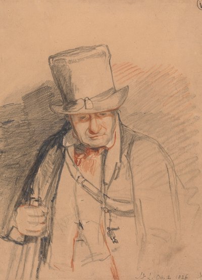 Un guardián jefe, castillo de Windsor, 1826 de John Frederick Lewis