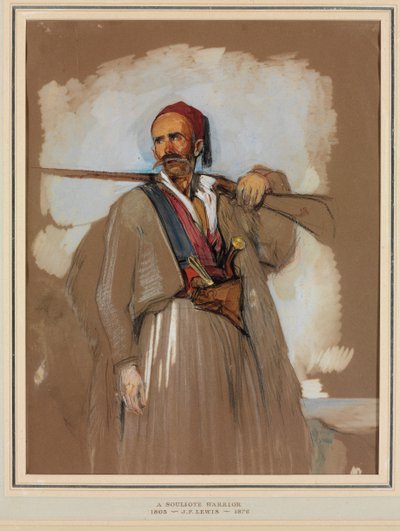 Un guerrero suliote de John Frederick Lewis