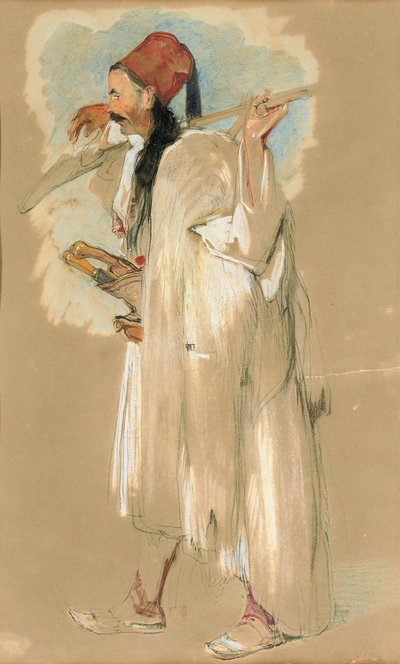 Un guerrero suliote de John Frederick Lewis