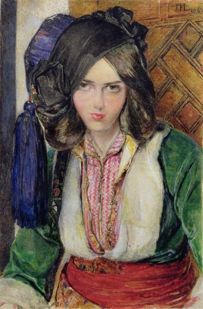 Una Chica Turca de John Frederick Lewis