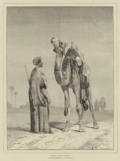 Árabe y Camello de John Frederick Lewis