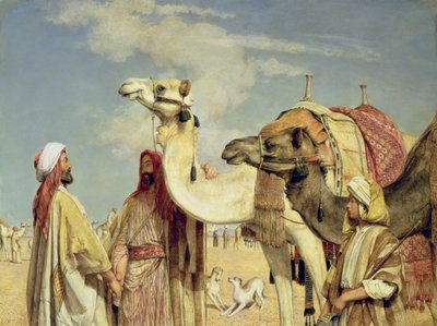 Saludos en el desierto, Egipto de John Frederick Lewis