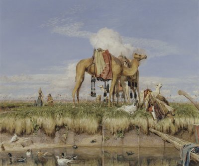 En las orillas del Nilo, Alto Egipto de John Frederick Lewis