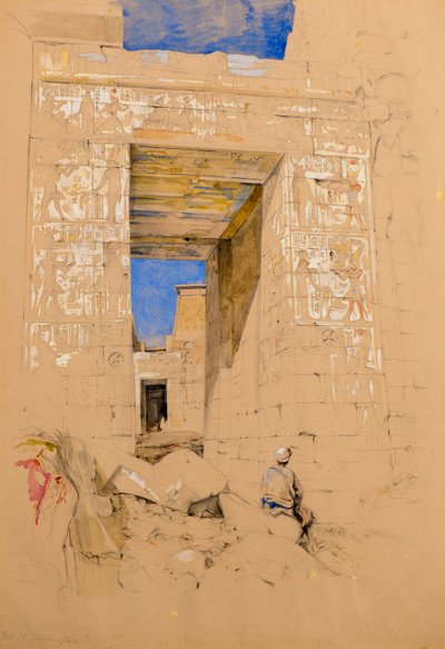 Parte del Propylon de Philae de John Frederick Lewis