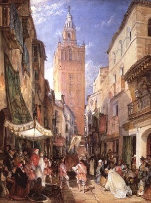 Procesión religiosa, Sevilla de John Frederick Lewis