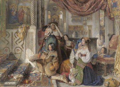Peregrinos romanos de John Frederick Lewis