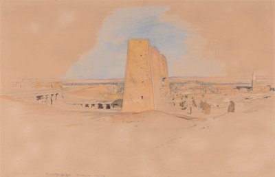 Templo de Edfou, Alto Egipto de John Frederick Lewis