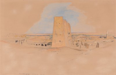 Templo de Edfou, Alto Egipto de John Frederick Lewis