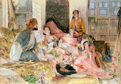 El harén, c.1850 de John Frederick Lewis
