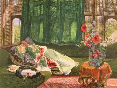 La siesta, c.1876 de John Frederick Lewis
