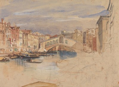 Venecia: El Gran Canal y Rialto de John Frederick Lewis