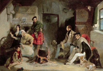 Interior de las Tierras Altas, después de Sir Edwin Landseer (1802-73) de John Frederick Pasmore