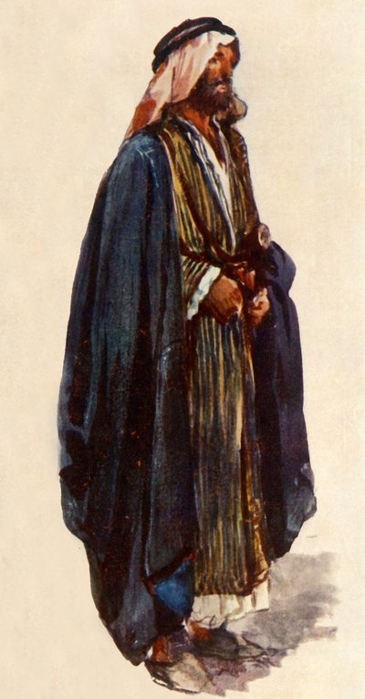 Agricultor árabe. Vecindad de Jerusalén, 1902 de John Fulleylove