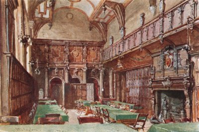 Salón Isabelino en la Charterhouse de John Fulleylove