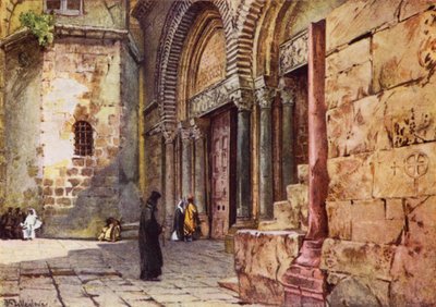 Entrada a la Iglesia del Santo Sepulcro de John Fulleylove