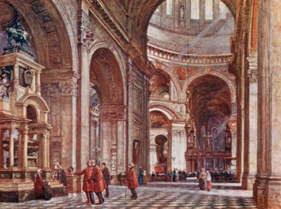 Interior de la Catedral de San Pablo de John Fulleylove