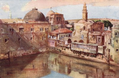 Jerusalén, El Estanque de Ezequías de John Fulleylove