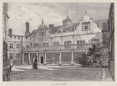Casa Knole, El Patio de Piedra de John Fulleylove