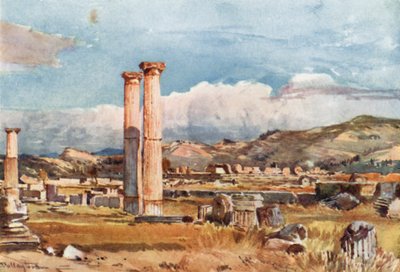 Olimpia. La Palestra y restos del Templo de Zeus de John Fulleylove