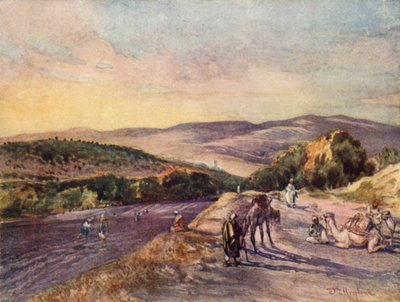 Sitio de la antigua ciudad de Samaria de John Fulleylove