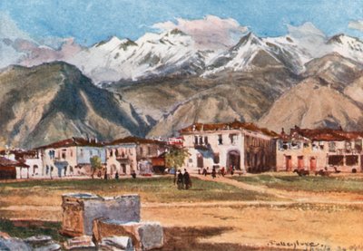 Esparta y el Monte Taygetus de John Fulleylove