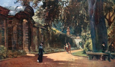 El Jardín Botánico (litografía en color) de John Fulleylove