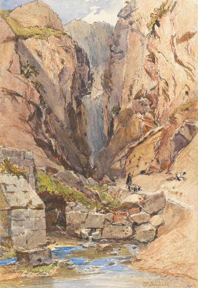 Manantial de Castalia, Delfos de John Fulleylove