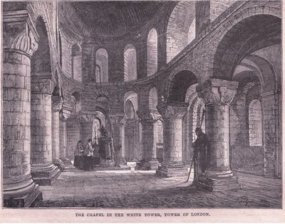 La capilla en la Torre Blanca, Torre de Londres de John Fulleylove