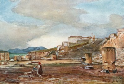 El Salón del Gran Templo de los Misterios, Eleusis de John Fulleylove