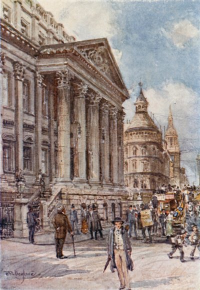La Mansion House y Cheapside de John Fulleylove