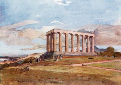 El Monumento Nacional en Calton Hill de John Fulleylove