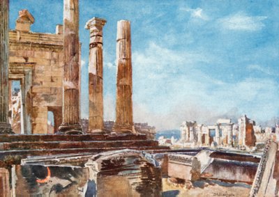 El pórtico norte del Erecteión de John Fulleylove