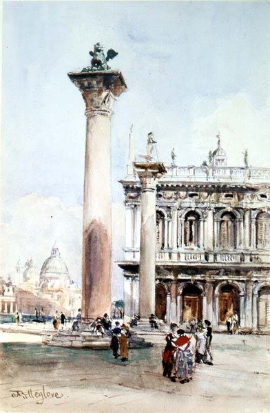 La Piazzetta di San Marco, Venecia de John Fulleylove