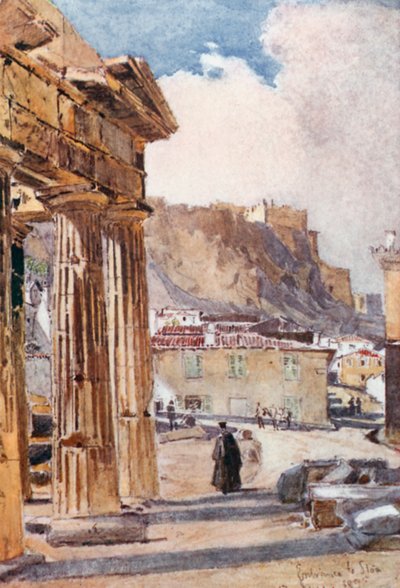 El pórtico de Atenea Archegetis de John Fulleylove