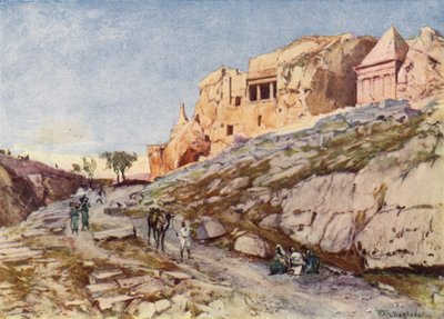 Las tumbas excavadas en roca del Valle de Josafat de John Fulleylove
