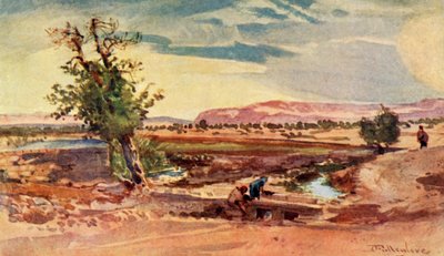El Arroyo que Fluye desde el Manantial de Eliseo, 1902 de John Fulleylove