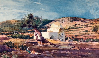 La tumba de Raquel en el camino de Jerusalén a Hebrón, 1902 de John Fulleylove