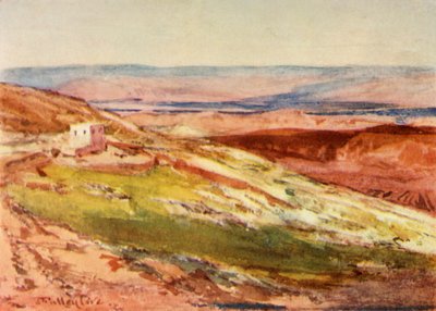 El Valle del Jordán desde el Monte de los Olivos, 1902 de John Fulleylove
