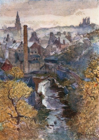 El agua de Leith desde el puente Dean de John Fulleylove