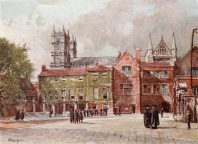 Abadía de Westminster, desde la Escuela de Westminster de John Fulleylove