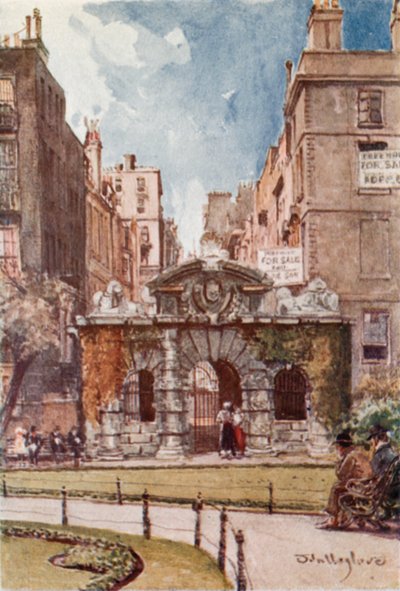 Puerta de York, calle Buckingham, Strand de John Fulleylove