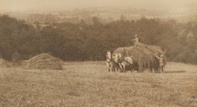 Carga de heno, 1890-1900 (foto) de John G. Bullock