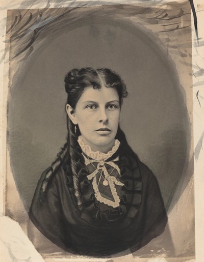 Retrato de una mujer, c. 1870 de John G Ellinwood