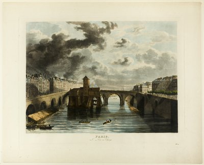 París, Le Pont-au-Change de John Gendall