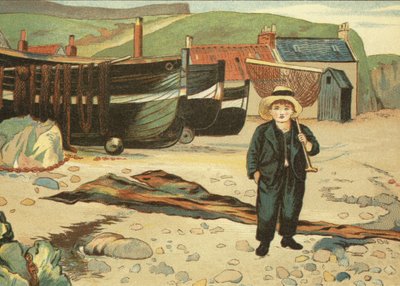Fisherboy (litografía en color) de John George (after) Sowerby
