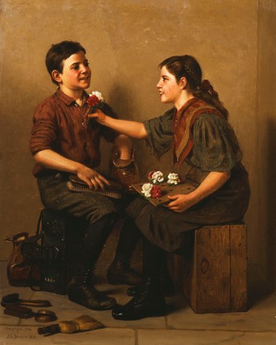Solo un níquel, Joe, 1906 de John George Brown
