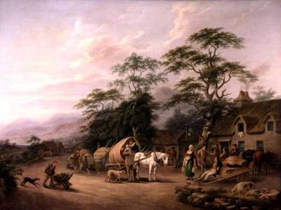 Escena campestre en Irlanda de John George Mulvany