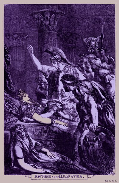 Antonio y Cleopatra de John Gilbert