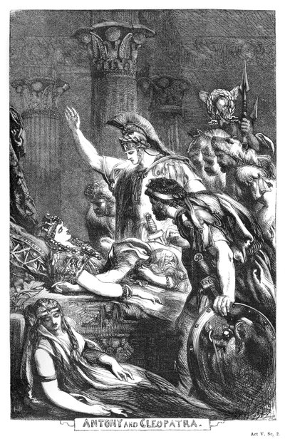 Antonio y Cleopatra de John Gilbert